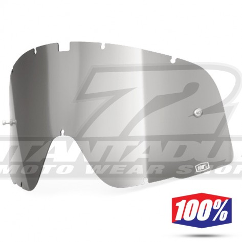 100% Lente Maschere Barstow - Argento Specchio