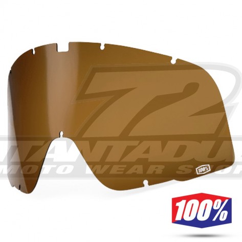 100% Lente Dalloz Maschere Barstow - Bronzo