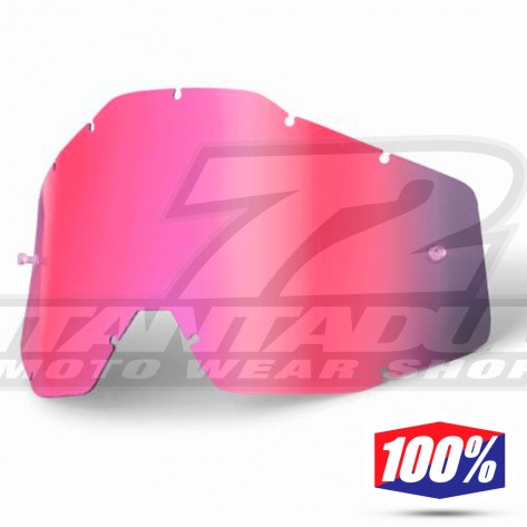 100% Lente Maschere - Rosso Specchio