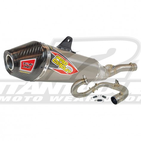 Pro Circuit Ti-6 Pro Full Exhaust System - Titanium - 0332345FP