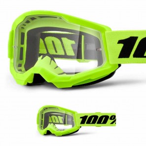 100% Maschera THE RACECRAFT Derestricted - Lente Trasparente