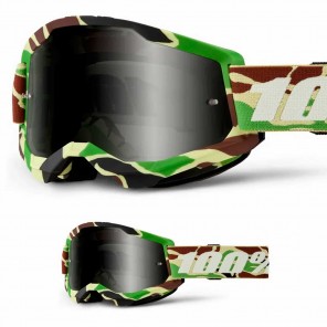 100% Maschera THE RACECRAFT Derestricted - Lente Trasparente