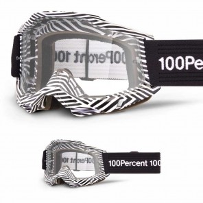 Maschera Cross 100% ACCURI2 Dunder - Lente Trasparente - Offerta Online