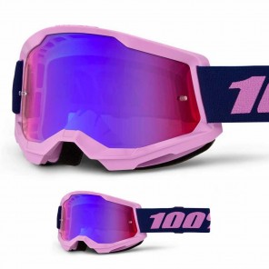 100% Maschera THE RACECRAFT Derestricted - Lente Trasparente