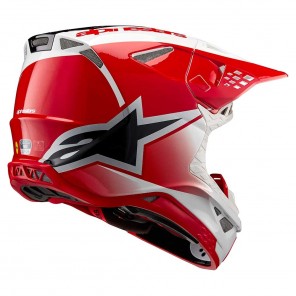 Alpinestars SUPERTECH M10 UNITE Helmet - Red White Glossy