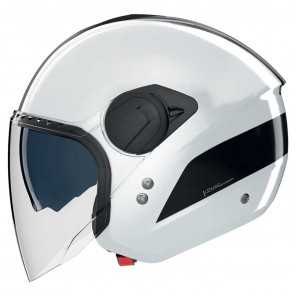 Nolan N20-2 VISOR Dolce Vita 348 Helmet - White Black