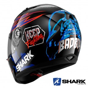 Shark RIDILL Replica Catalan Bad Boy Helmet - Black Blue Orange