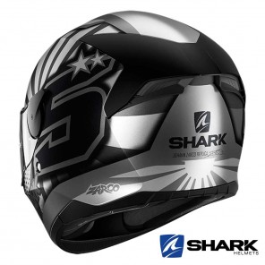 Shark D-SKWAL 2 Zarco 2019 Mat Helmet - Anthracite Silver