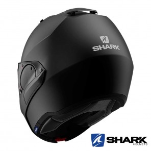 Shark EVO-ES Blank Mat Helmet - Black
