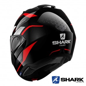 Shark EVO-ES Yari Helmet - Black Red White