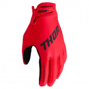 Thor YOUTH LAUNCHMODE SPLIT Gloves - Red