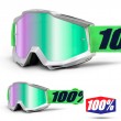 100% THE ACCURI Nova Goggles - Green Mirror Lens