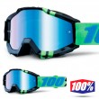 100% THE ACCURI Zurg MX Goggles - Blue Mirror Lens