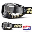 100% THE RACECRAFT Ergoflash MX Goggles - Clear Lens