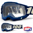 100% ACCURI2 Deepmarine Motocross Goggles - Clear Lens