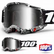 100% ACCURI2 Cobra Motocross Goggles - Mirror Silver Lens