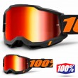 100% ACCURI2 YOUTH Chicago Motocross Goggles - Mirror Red Lens - SETTANTADUE.IT
