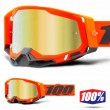 100% RACECRAFT2 Kerv Motocross Goggles - Mirror Gold Lens