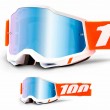 100% ACCURI2 Sevastopol Motocross Goggles - Mirror Blue Lens