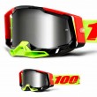 100% RACECRAFT2 Viz Motocross Goggles - Mirror Silver Lens