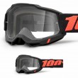 100% ACCURI2 Borego Motocross Goggles - Clear Lens