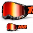 100% ACCURI2 YOUTH Geospace Motocross Goggles - Mirror Red Lens
