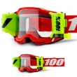 100% ACCURI 2 FORECAST Neon Red Motocross Goggles - Clear Lens - Online Sale