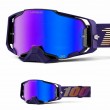 100% ARMEGA Agenda MX Goggle - HiPER Blue Mirror Lens - Online Sale