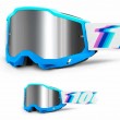 100% ACCURI 2 Stamino Motocross Goggle - Mirror Silver Flash Lens - Online Sale