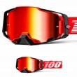 100% ARMEGA Red MX Goggle - Mirror Red Lens - Online Sale