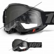 100% ACCURI 2 OTG/UTV/ATV Desert Black Motocross Goggles - Photochromic Lens - Sale