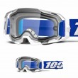 100% ARMATIC ENDURO Blue MX Goggle - Clear Dual-Pane Lens - Sale