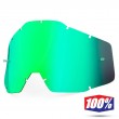 100% Goggles Lens - Mirror Green