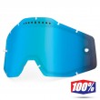 100% Goggles Lens - Mirror Blue Vented Dual