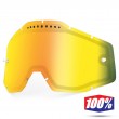 100% Goggles Lens - Mirror Gold Vented Dual