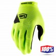 100% RIDECAMP Motocross Gloves - Fluo Yellow