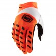 100% AIRMATIC Motocross Gloves - Fluo Orange