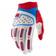 100% AIRMATIC 2 Motocross Gloves - Red White Blue - Sale