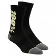 100% RYTHYM Merino Wool Performance MTB Socks - Black Yellow - Online Sale