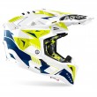 Airoh AVIATOR 3 Spin Dirt Bike Helmet - Yellow Blue - Online Sale