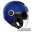 Airoh HELIOS Color Open Face Motorcycle Helmet - Blue Matt