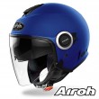 Airoh HELIOS Color Open Face Motorcycle Helmet - Blue Matt