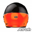 Airoh HELIOS Fluo Open Face Motorcycle Helmet - Orange