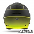 Airoh HELIOS Map Open Face Motorcycle Helmet - Yellow Matt