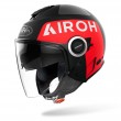 Airoh HELIOS Up Open Face Motorcycle Helmet - Black Matt