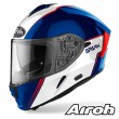 Airoh SPARK Flow Full Face Motorcycle Helmet - Blue Red