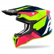 Airoh STRYCKER Blazer Dirt Bike Helmet - Blue Pink - Online Sale