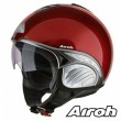 Airoh TROY Color Open Face Helmet - Red Gloss