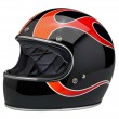 Biltwell GRINGO Full Face Helmet - DICE Flames