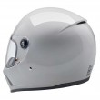 Biltwell LANE SPLITTER Motorcycle Helmet - Gloss White - Sale